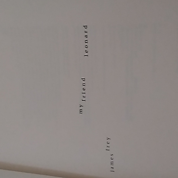 (3/$10) My Friend Leonard by James Frey - Picture 3 of 3